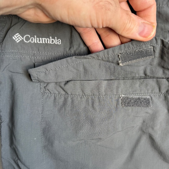 Columbia‎ Omni-Shade Men's 42 Nylon Cargo Shorts Gray Outdoor Performance Hiking - Picture 7 of 13